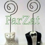 Suport card nunta model mire-mireasa