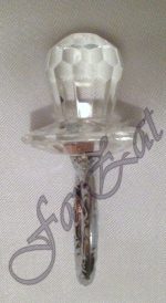 Marturie suzeta semicristal cu inel metalic - imagine 5