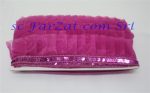 Terminatie din organza si paiete ciclam cod 22 - imagine 4