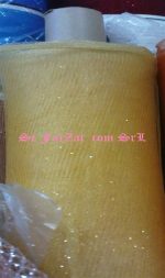 Tiul cu sclipici galben - imagine 2