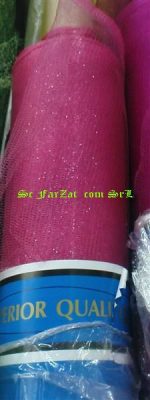 Tiul siclam cu sclipici - imagine 2