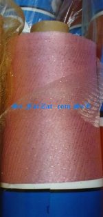 Tiul somon cu sclipici - imagine 2