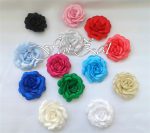 Trandafir din saten 5 cm - imagine 4