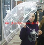 Umbrele cu flori si perle cod 15 - imagine 4