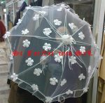 Umbrele cu flori si perle cod 15 - imagine 5