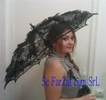 Umbrela dantela neagra cod 19 - imagine 3