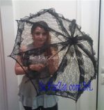 Umbrela dantela neagra cod 19