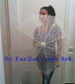 Umbrela dantelata crem cod 16 - imagine 5