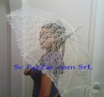 Umbrela dantelata crem cod 16 - imagine 6