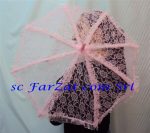 Umbrela mireasa roz cod 22 - imagine 5