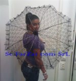 Umbrela miresei rosie cod 16 - imagine 7