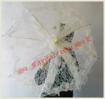 Umbrele mireasa mica cu volanase cod 18