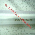 Crep saten alb