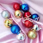 Globuri pentru brad 6 cm -6 / set - Cod 15 - imagine 3