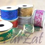 Panglica decorativa organza 4 cm - imagine 2