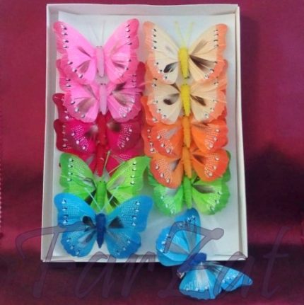 Fluturasi  decorativi multicolori Cod 1