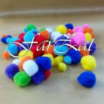 Mini pom pom colorat
