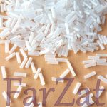 Margele tubulare albe - Cod 522 - imagine 2