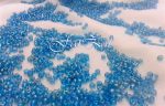 Margele sferice 3 mm bleu cu AB - Cod 718 - imagine 2