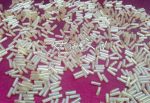 Margele bej sidefat 6 mm - Cod 621