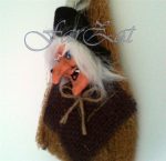 Decoratiuni Halloween - Vrajitoare cu matura - imagine 2