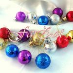 Globuri Craciun 2,8 cm - 12 / set - Cod 04 - imagine 2