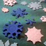 Fulgi de zapada din spuma