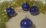 Globuri brad Craciun 7 cm - 5 / set - Cod 46
