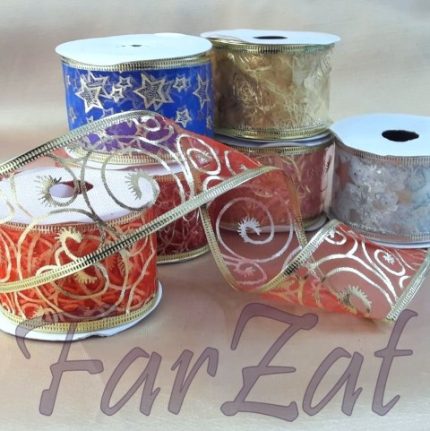 Banda organza 5 cm - Decoratiuni Craciun