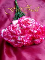 Flori artificiale cod 28 - Garoafe - imagine 2