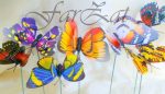 Fluturi pe betisoare - 7 x 5 cm - imagine 2