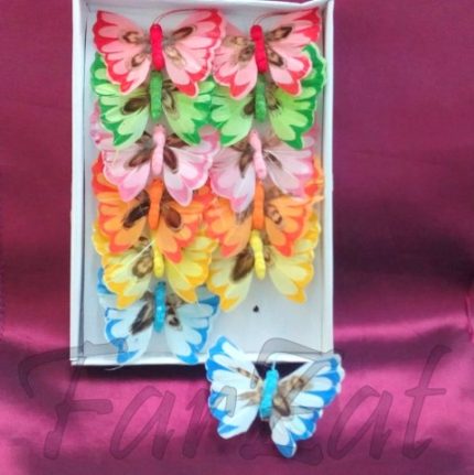 Fluturasi ornamentali din pene naturale cod 41