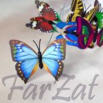 Fluturi pe betisoare - 7 x 5 cm