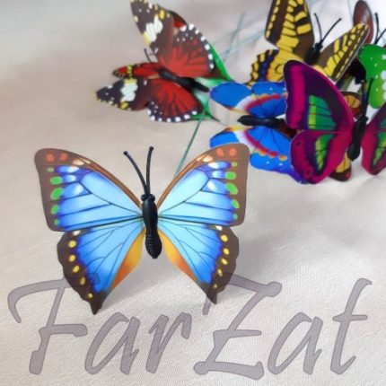 Fluturi pe betisoare - 7 x 5 cm