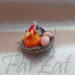 Cos cu puisor si gaina