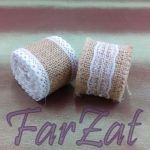 Banda iuta cu dantela