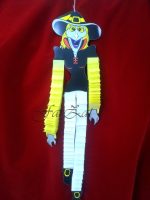 Vrajitoare din carton Halloween - imagine 2