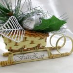 Ornament de Craciun -sanie rachita