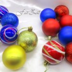 Globuri  brad de 6 cm - 6/set Cod 67