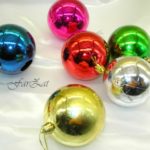 Globuri mari de brad- Craciun 8 cm-6/set COD 62