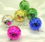 Globuri brad cu model oval 6 cm-6/set COD 63