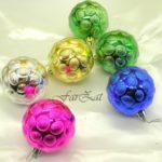 Globuri brad cu model oval 6 cm-6/set COD 63