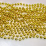 Margele aurii la snur de 7mm