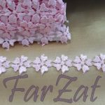 Broderie cu flori roz - imagine 2