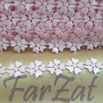 Broderie cu flori roz