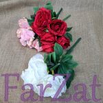 Buchet cu trandafiri artificiali - Cod 12 - imagine 6