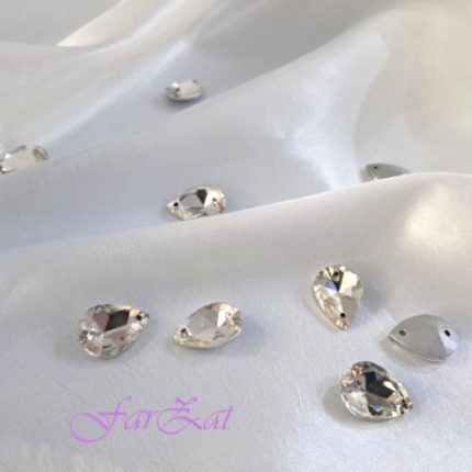 Cristal de cusut 2,5 x 1,7 cm - Cod 452