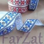 Panglica saten cu motive traditionale