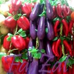 Ghirlanda artificiala cu legume