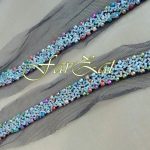 Aplicatie cu margele colorate - imagine 3